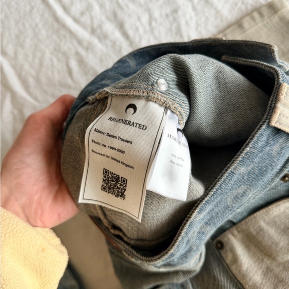 Marine Serre Gold Line Jeans - Picture 9 of 10